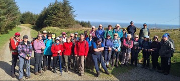 Our 25th anniversary celebration walk in the Silvermines